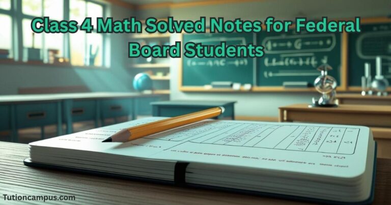 Class 4 Math Solved Notes