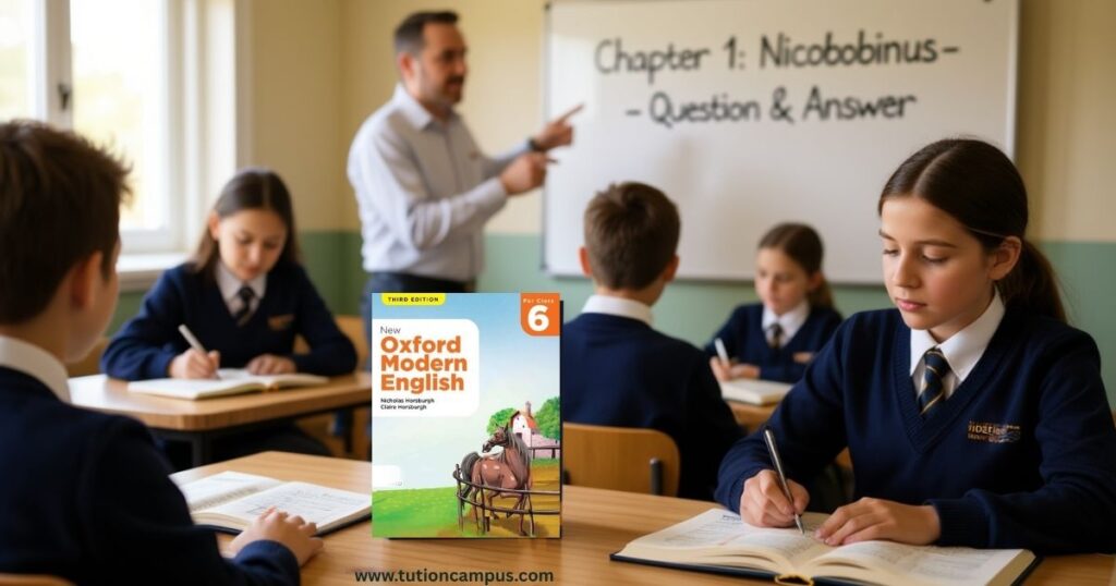 Students studying New Oxford Modern English Class 6 chapter-wise questions